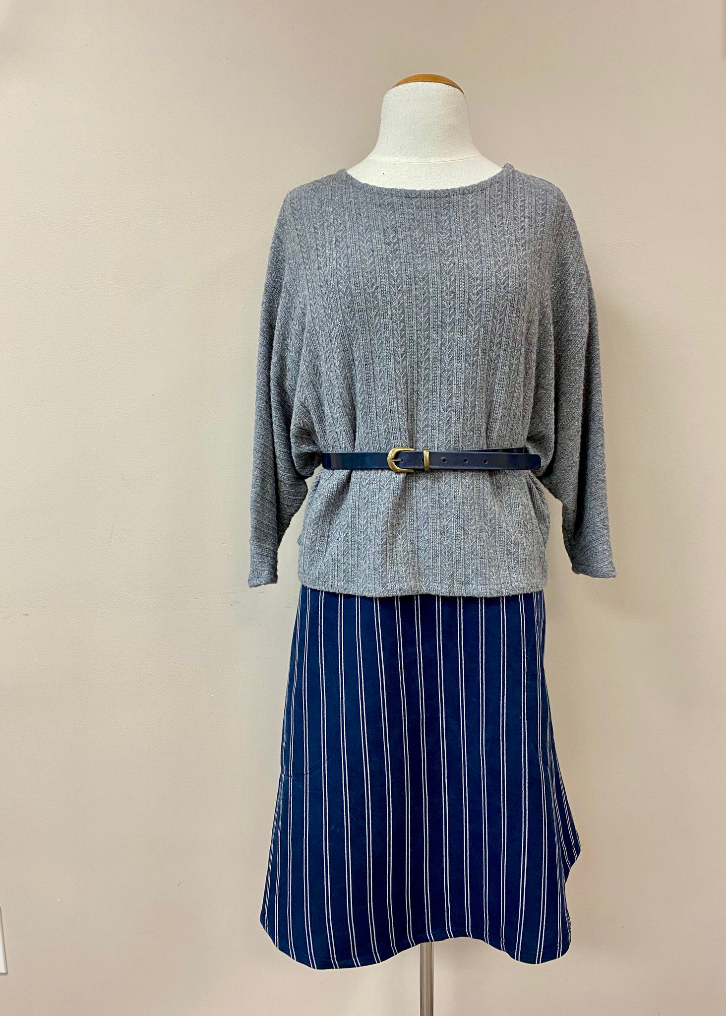 Maria Dress {STRIPE TENCEL LINEN}