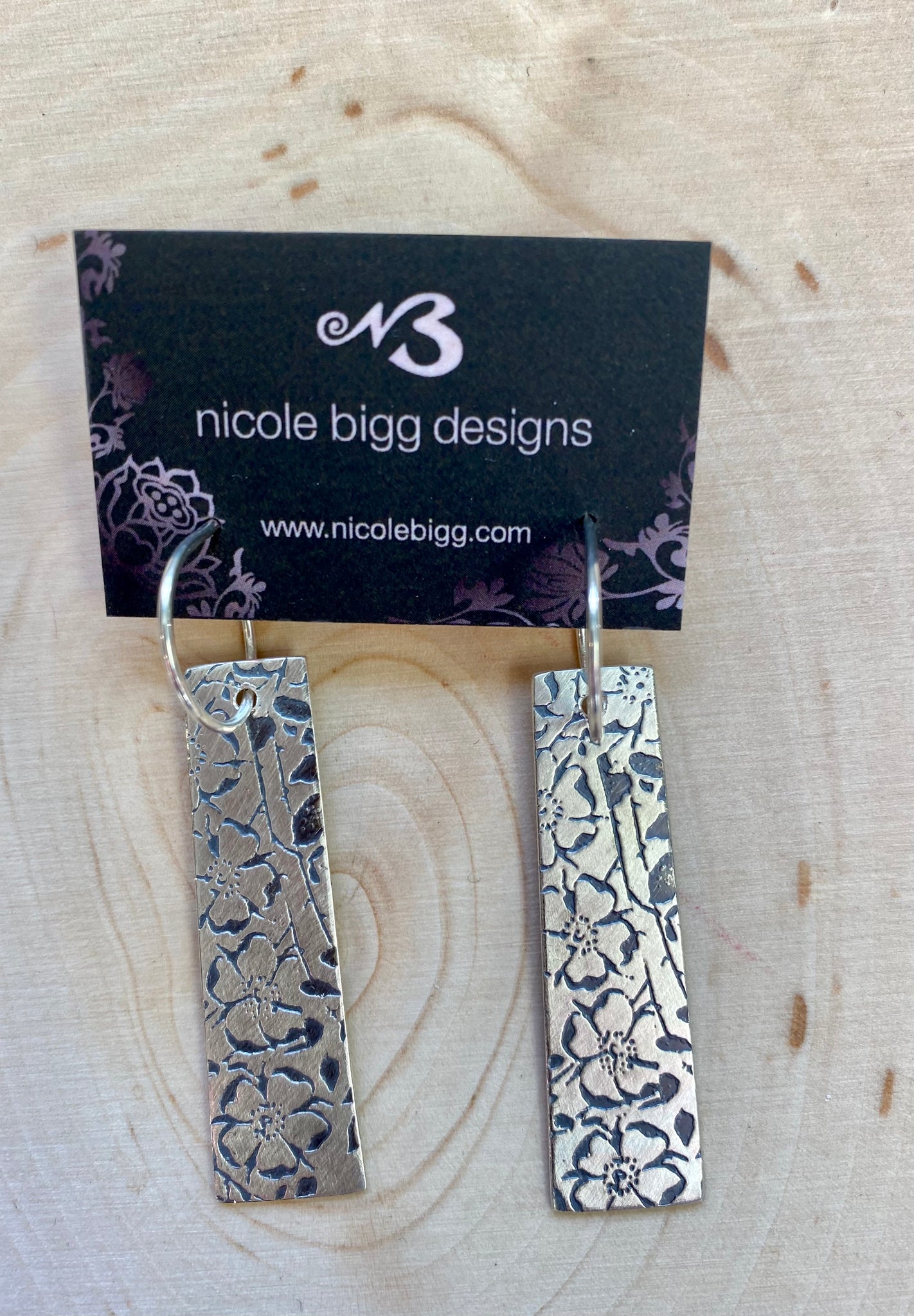 Nicole Bigg {SAKURA EARRINGS SILVER}