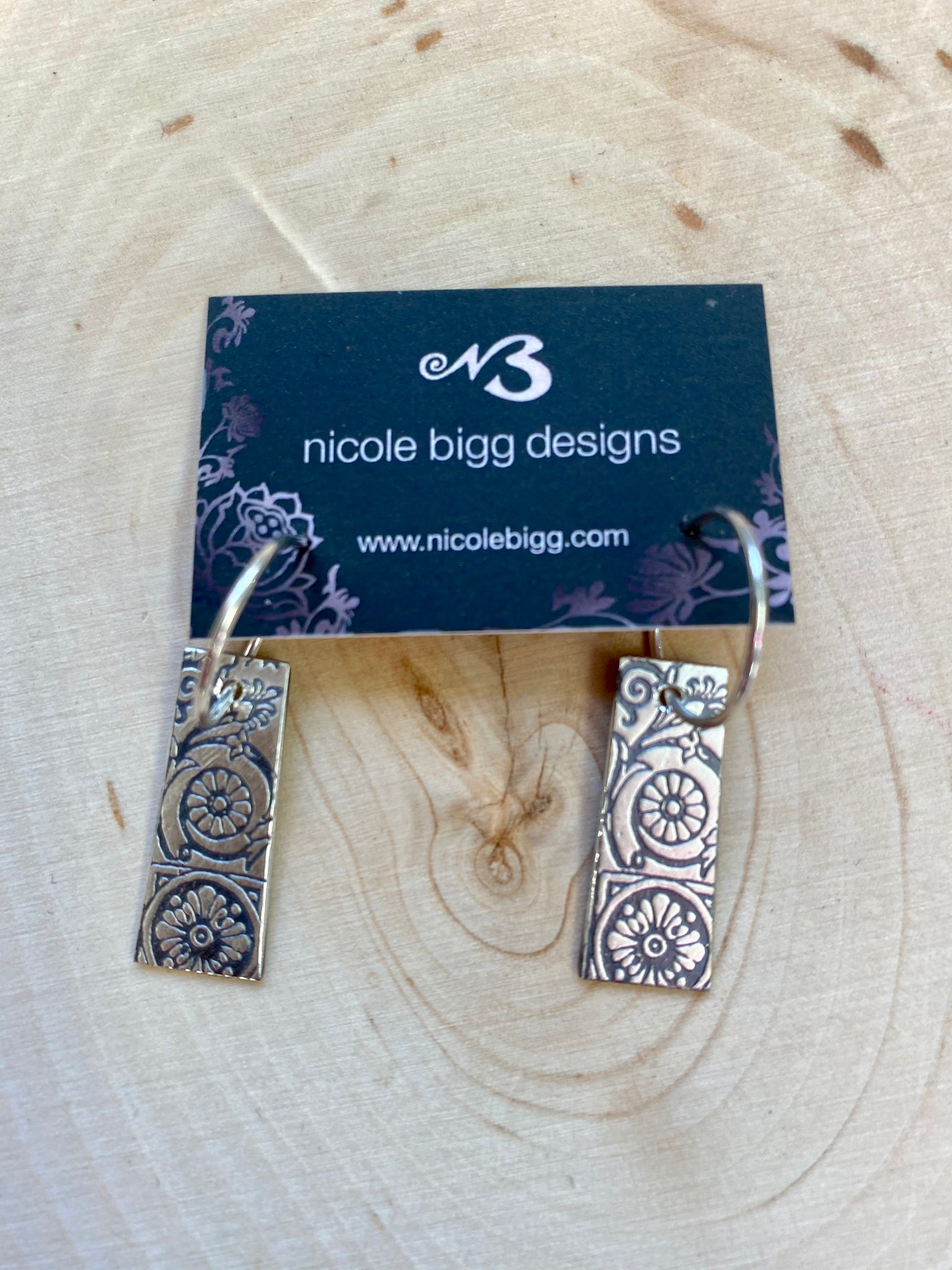 Nicole Bigg {SAKURA EARRINGS SILVER}