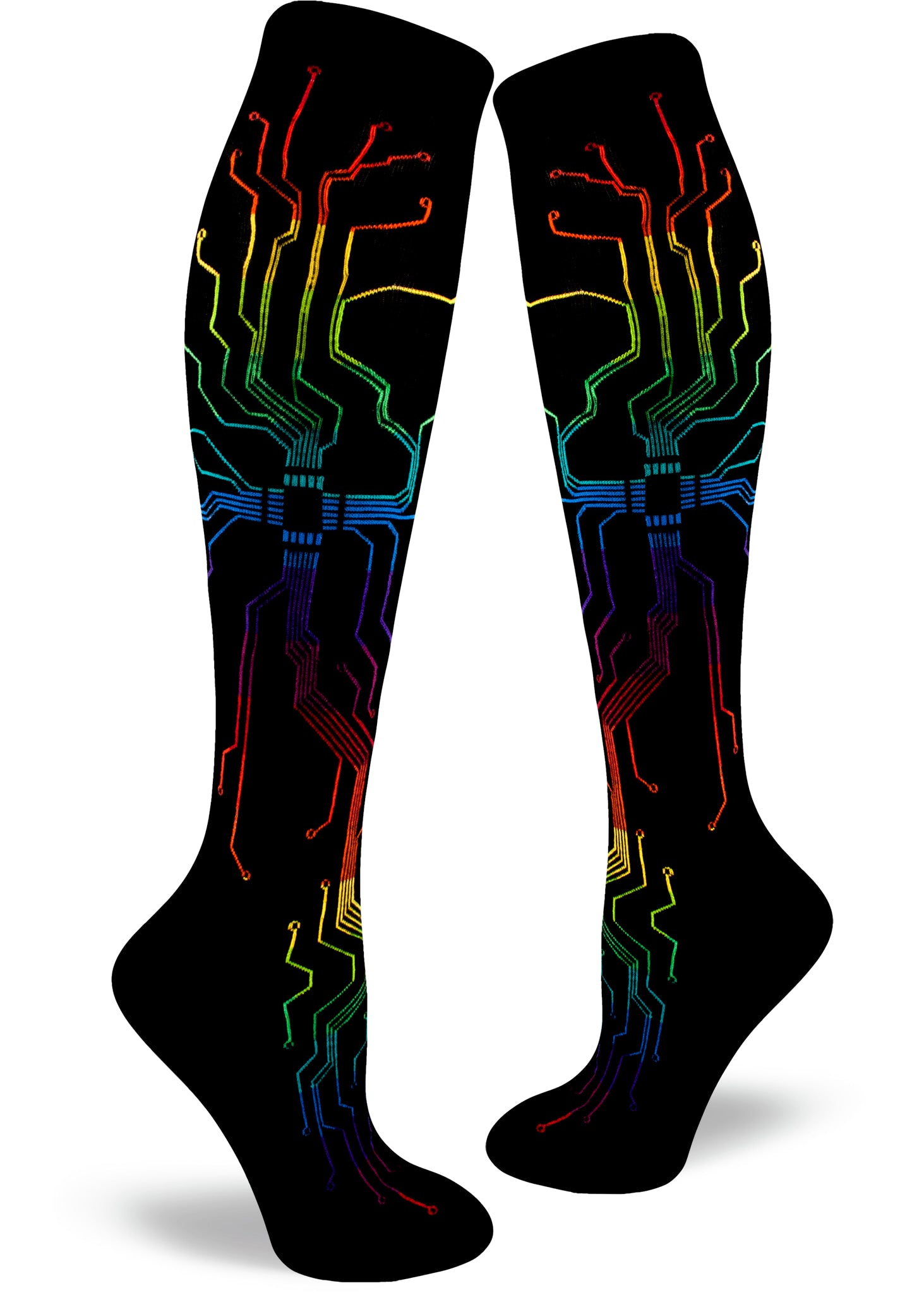 Modsocks {MUTHABOARD} knee high + men's crew