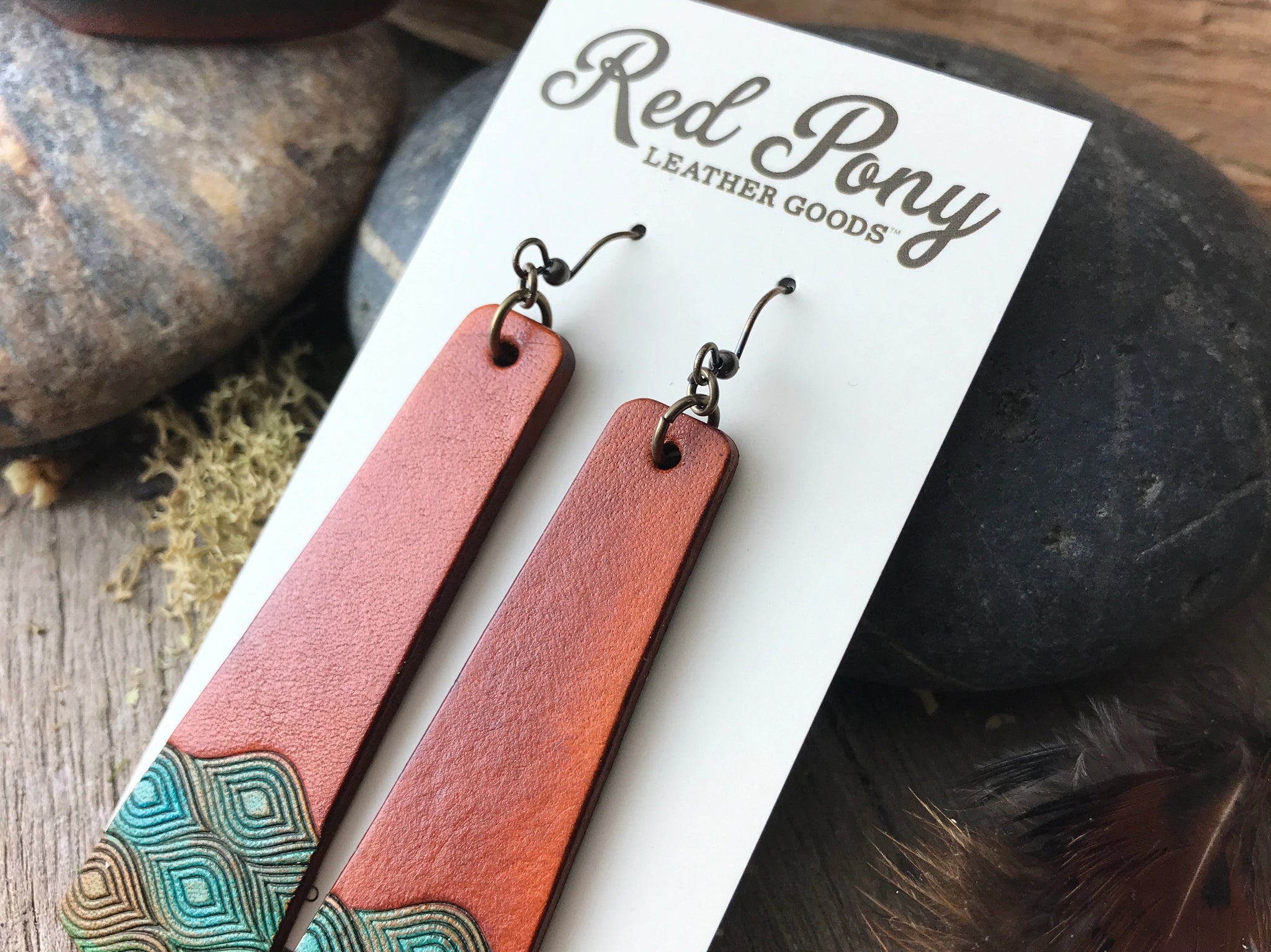 Red Pony Leather Goods {GEOMETRIC} Bar