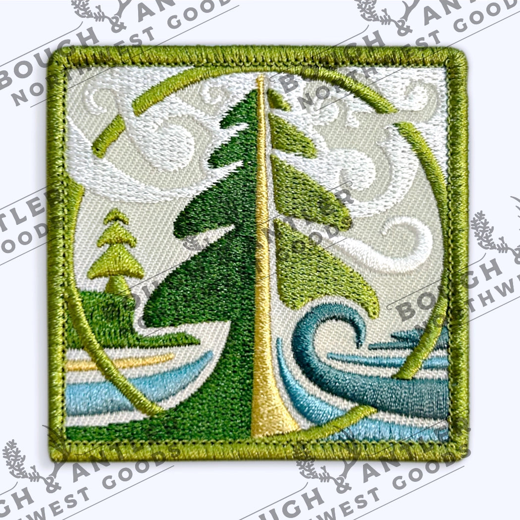 Bough & Antler {EMBROIDERED PATCH}