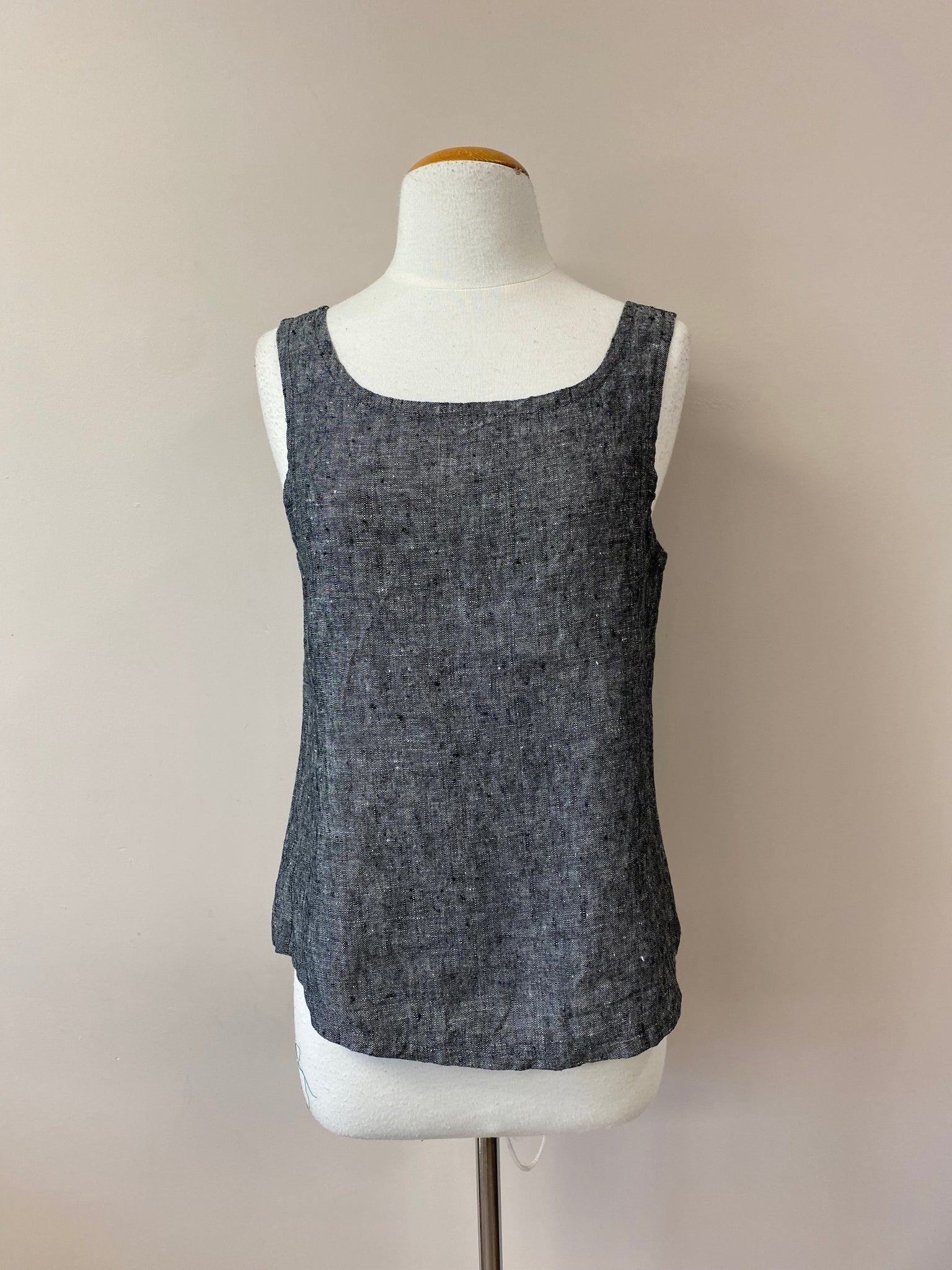 Christene {CROP TANK} Linen