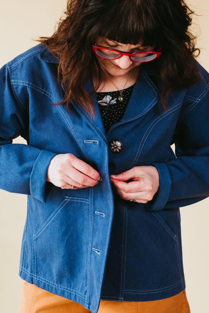 Kimberly {CROPPED BARN JACKET} Hemp/Organic Cotton