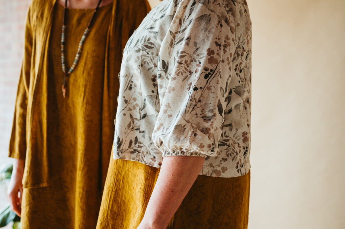 Kari {BLOUSE} viscose linen