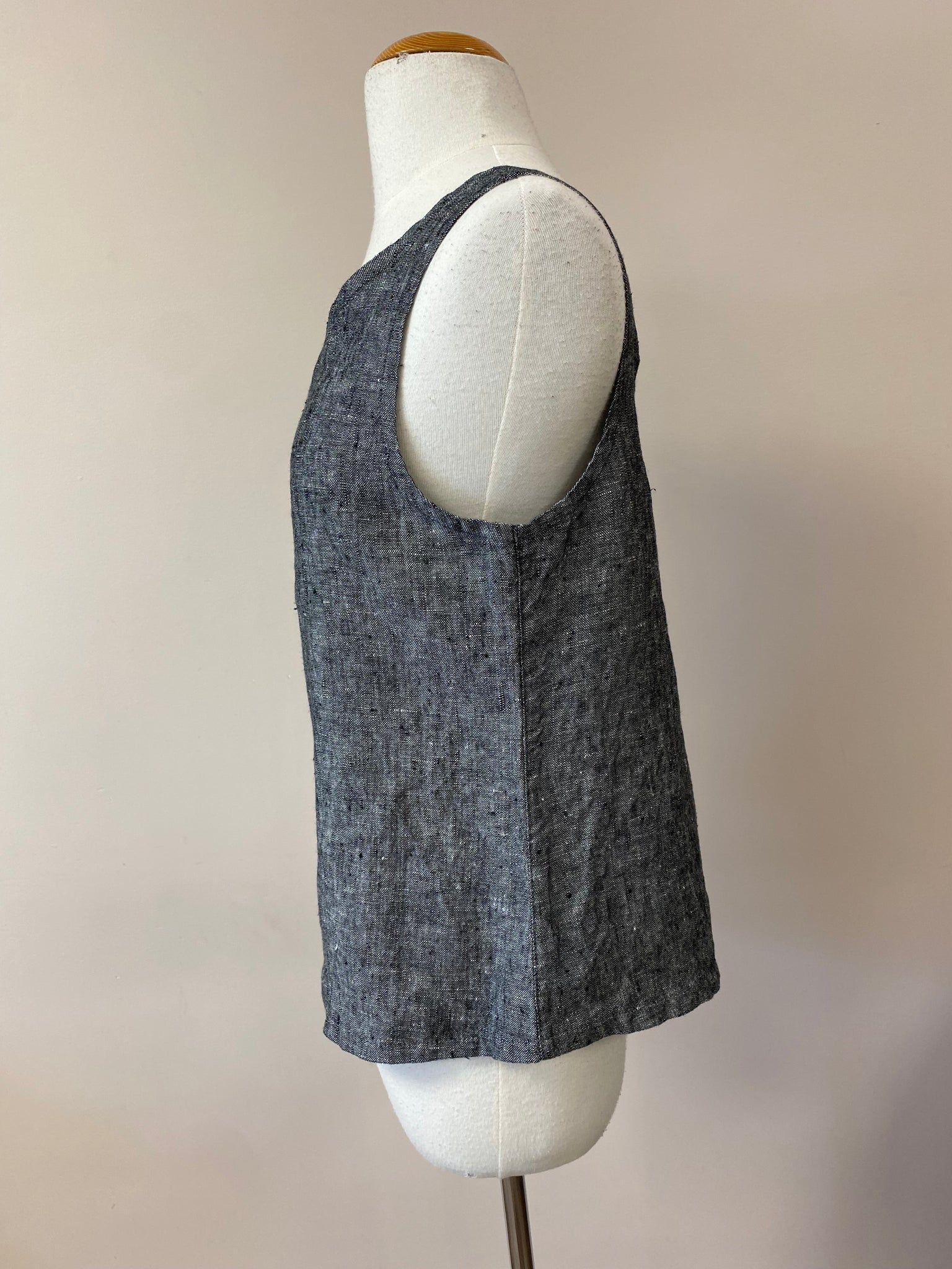 Christene {CROP TANK} Linen