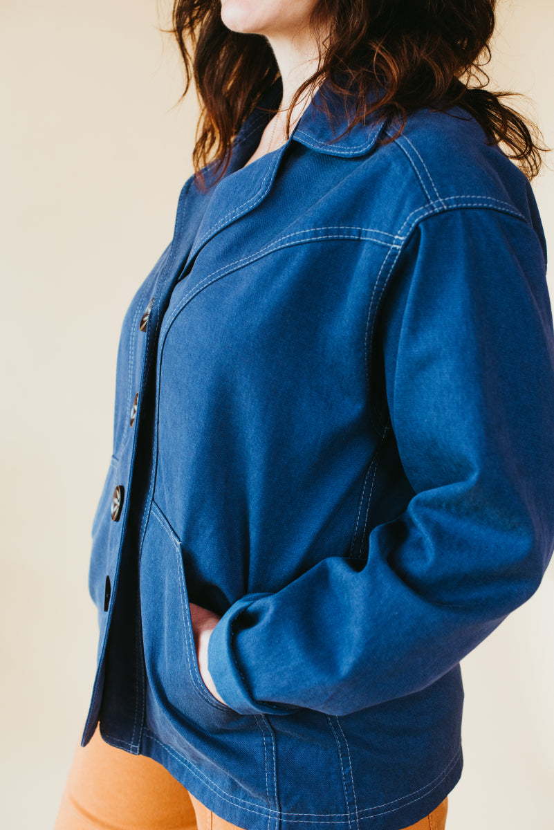 Kimberly {CROPPED BARN JACKET} Hemp/Organic Cotton