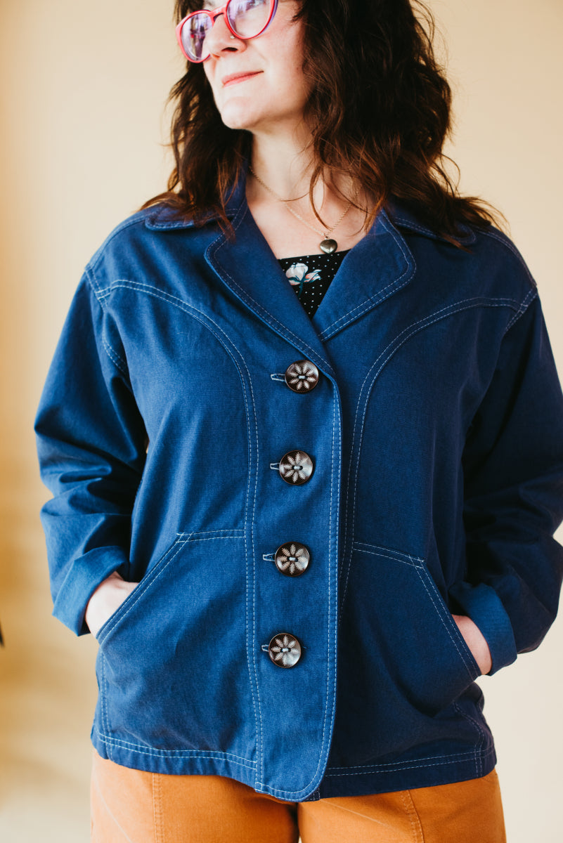 Kimberly {CROPPED BARN JACKET} Hemp/Organic Cotton