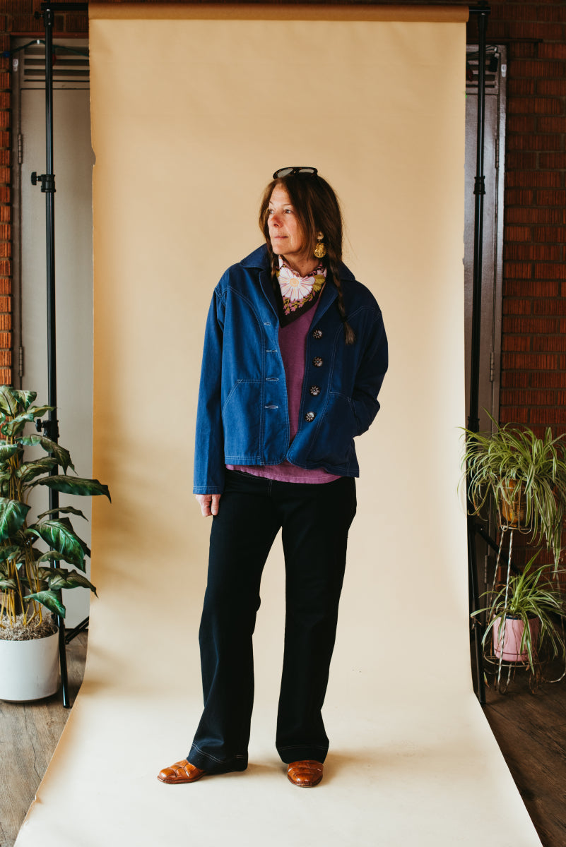 Kimberly {CROPPED BARN JACKET} Hemp/Organic Cotton