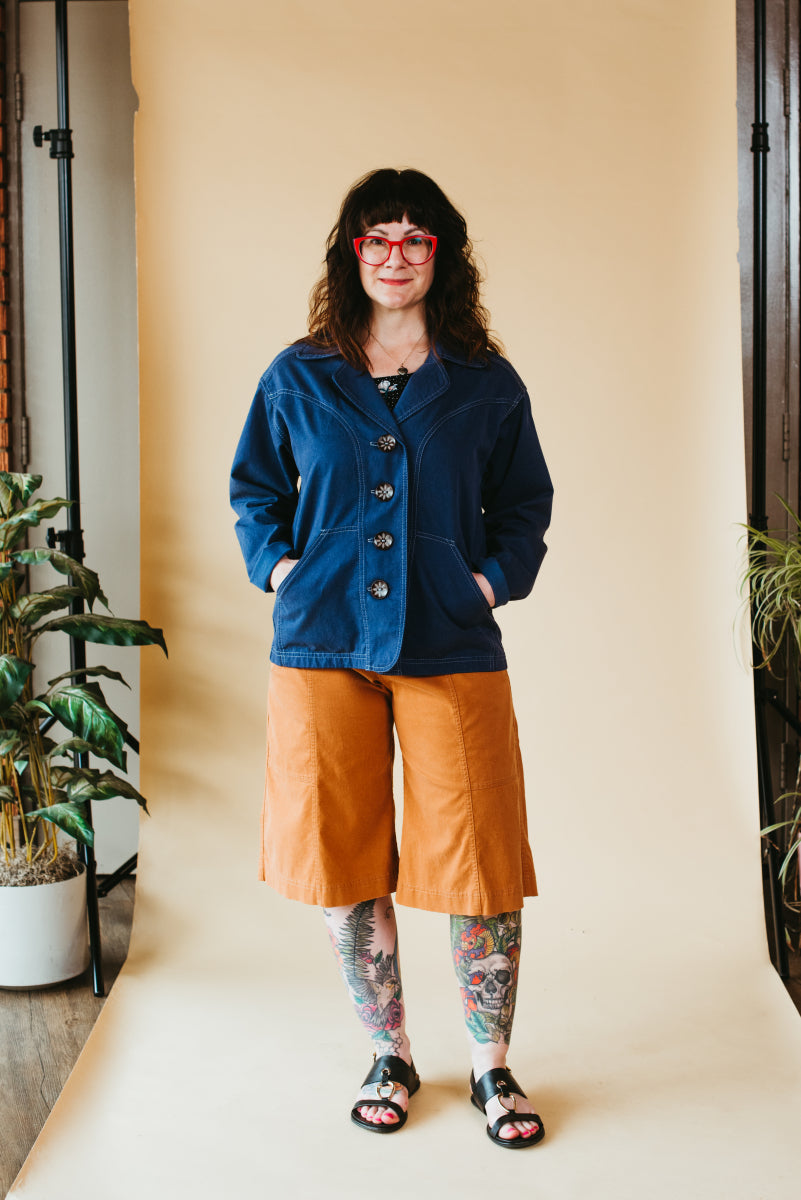 Kimberly {CROPPED BARN JACKET} Hemp/Organic Cotton