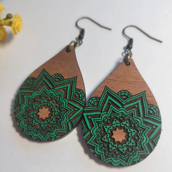 Elskas Designs {MANDALA TEARDROP}
