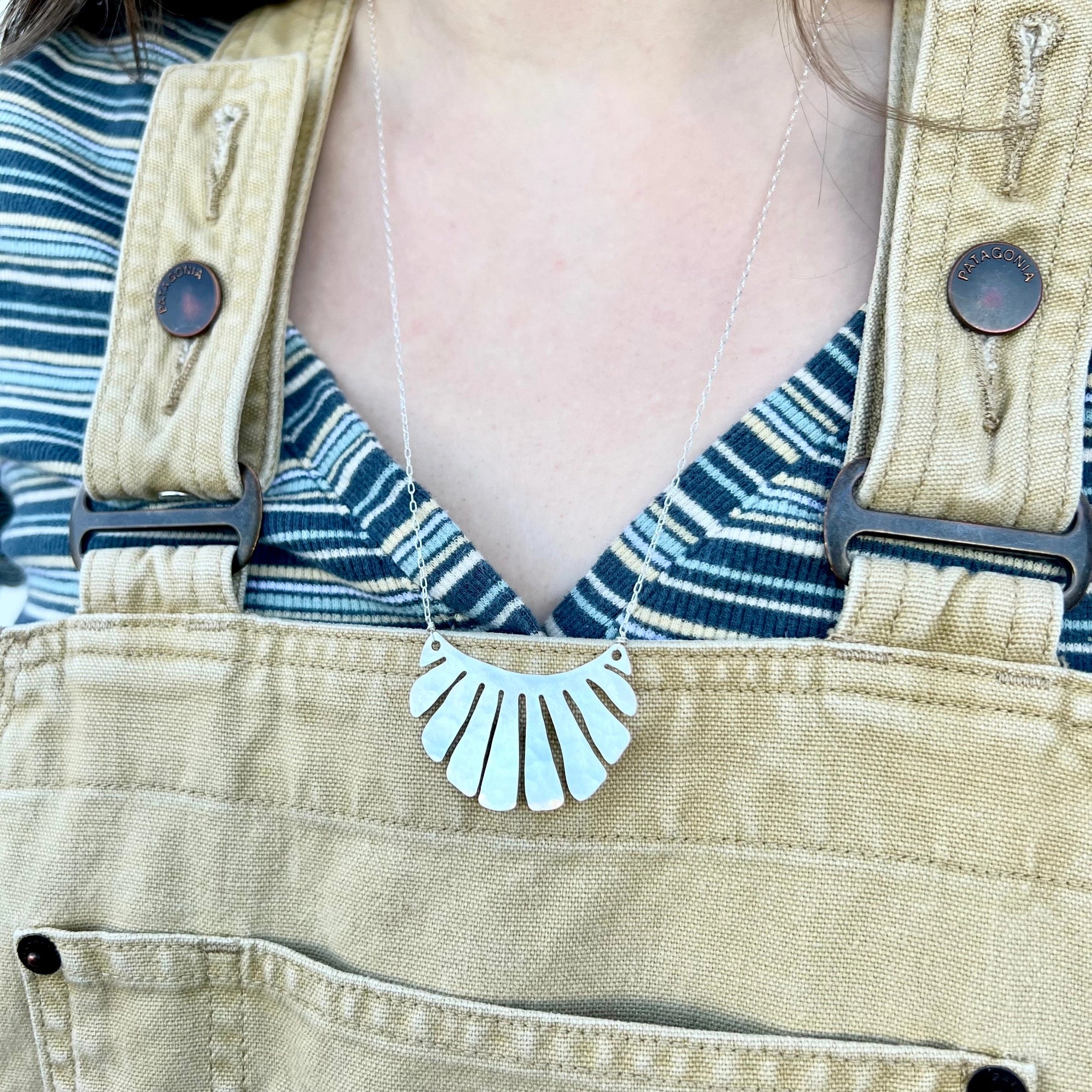 Fluff Hardware {FREYA} earrings + necklace