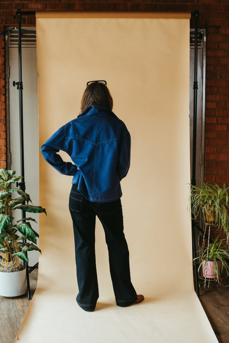 Kimberly {CROPPED BARN JACKET} Hemp/Organic Cotton