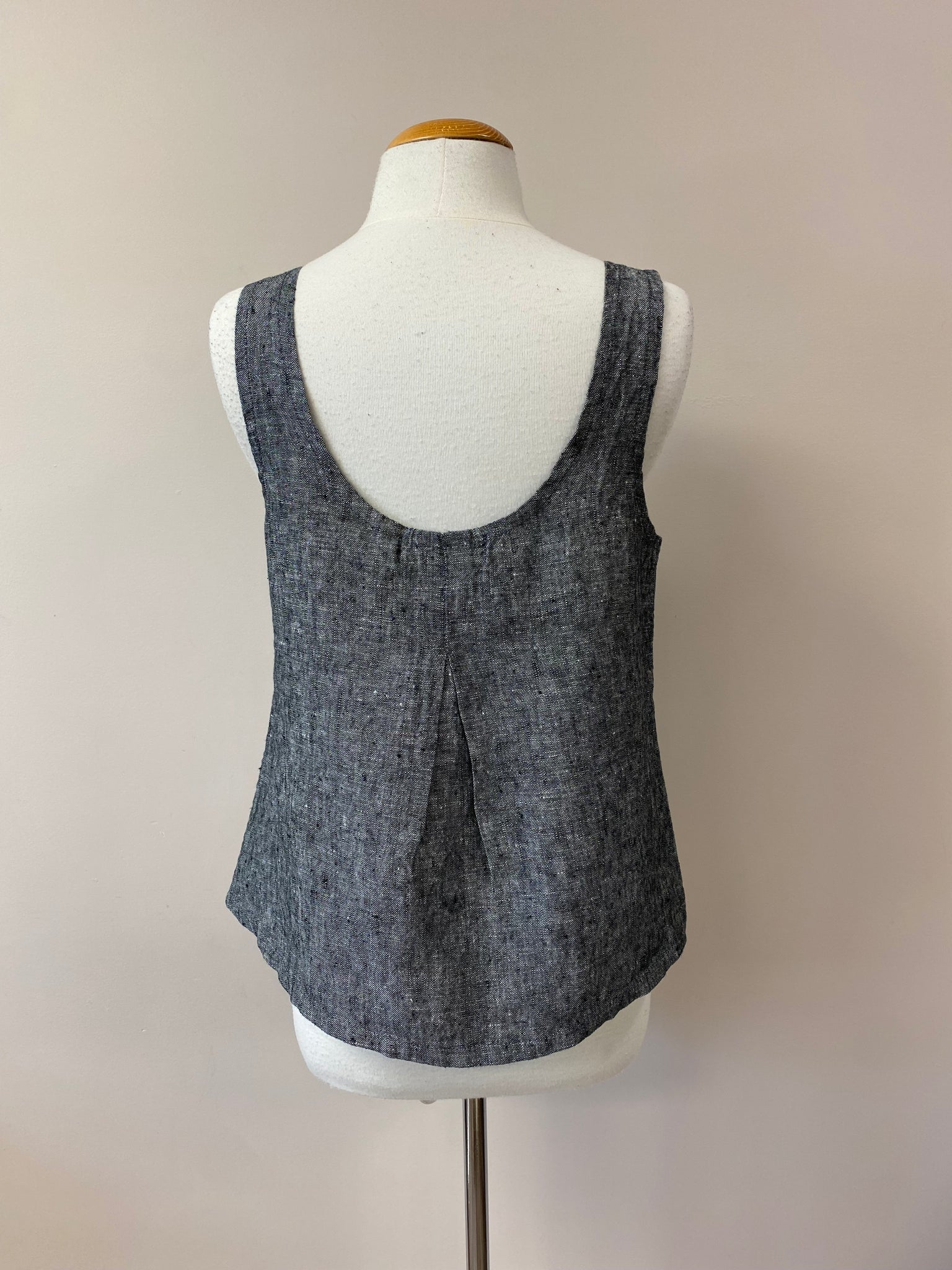 Christene {CROP TANK} Linen