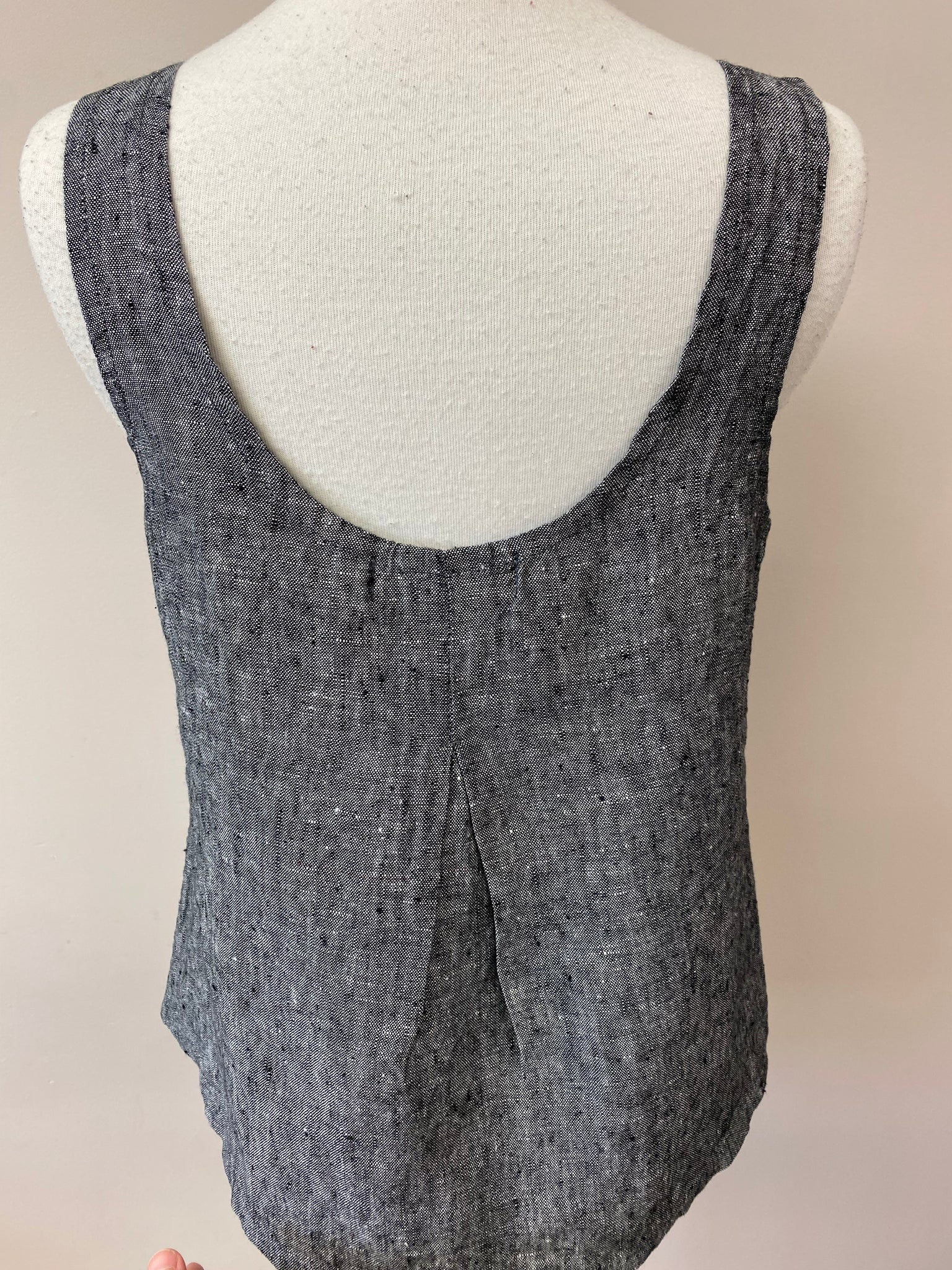 Christene {CROP TANK} Linen
