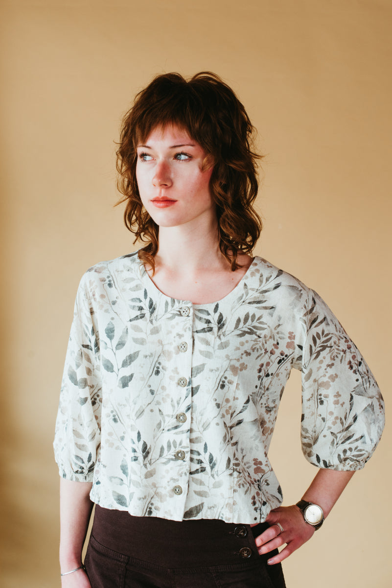 Kari {BLOUSE} viscose linen
