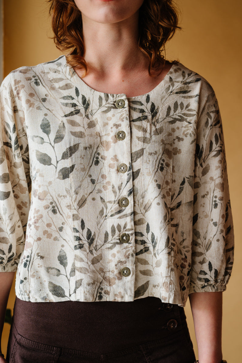 Kari {BLOUSE} viscose linen