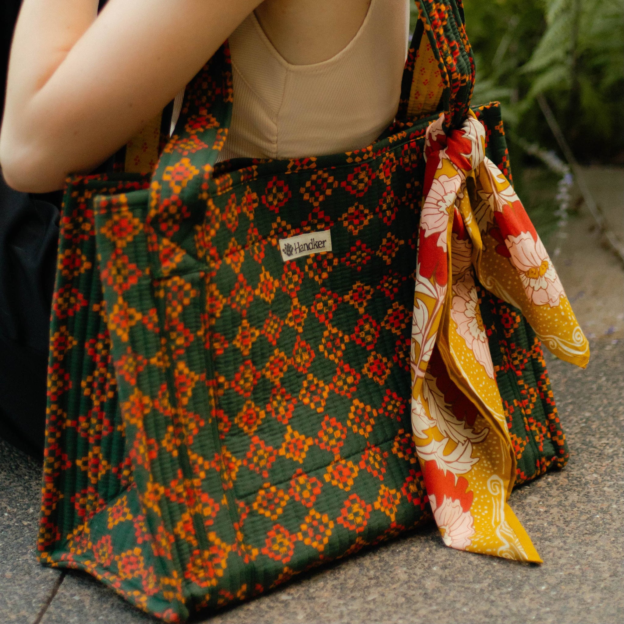 Handker Bandanas {QUILTED TOTE}