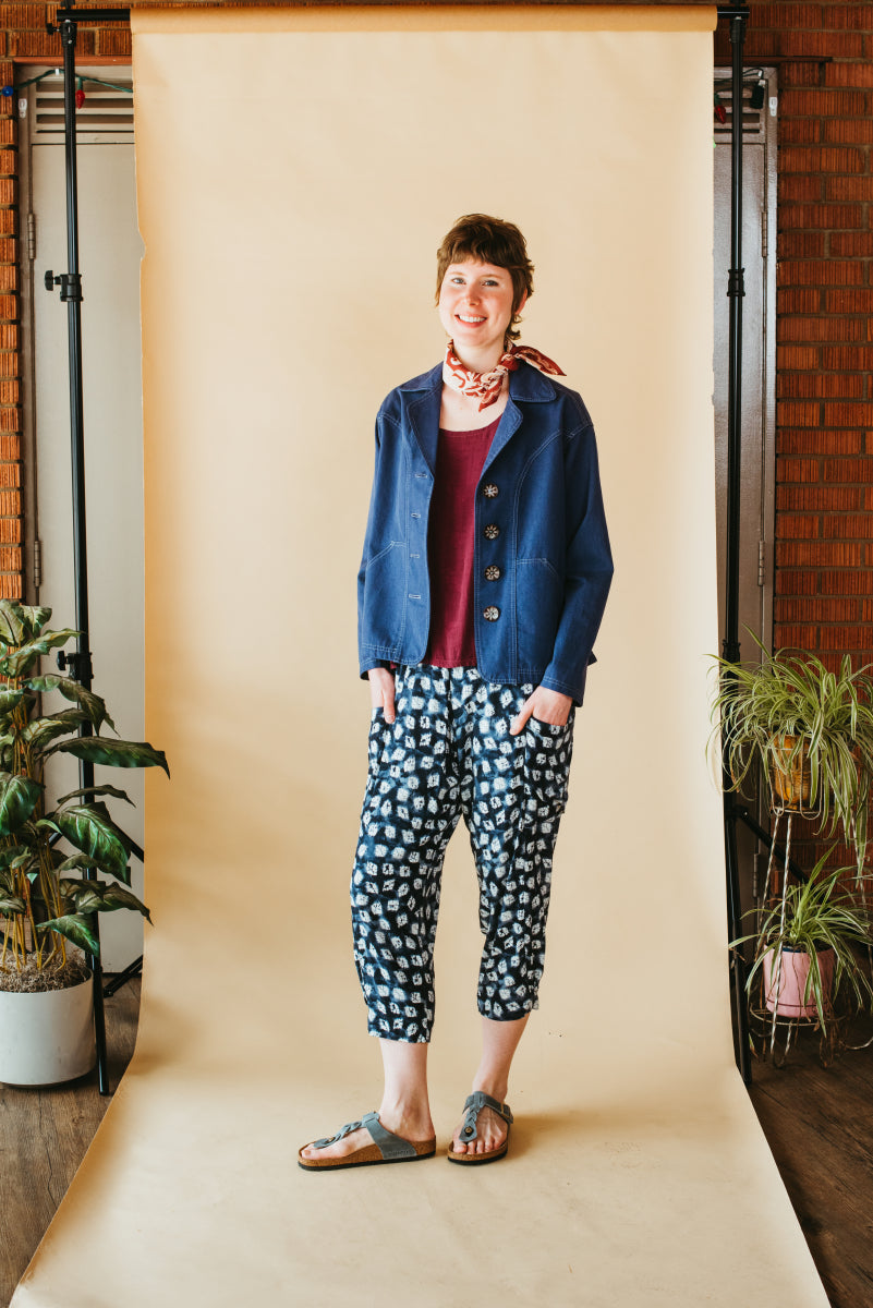 Kimberly {CROPPED BARN JACKET} Hemp/Organic Cotton