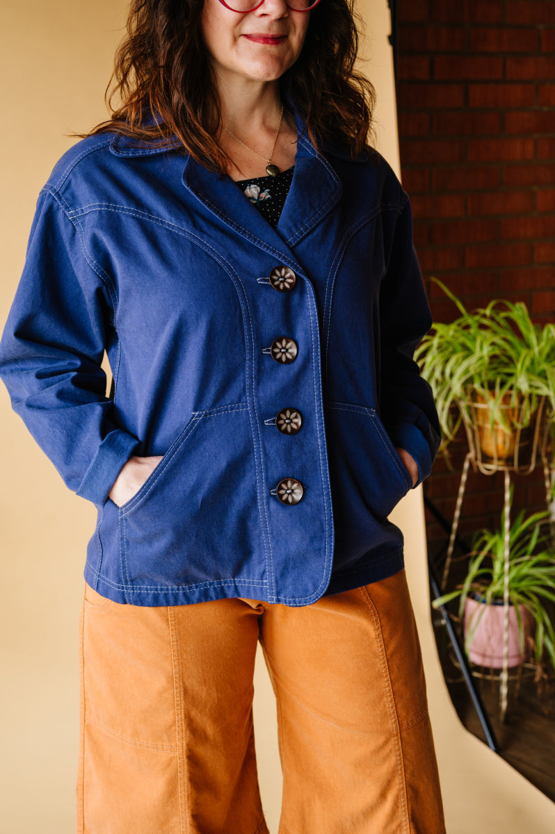Kimberly {CROPPED BARN JACKET} Hemp/Organic Cotton