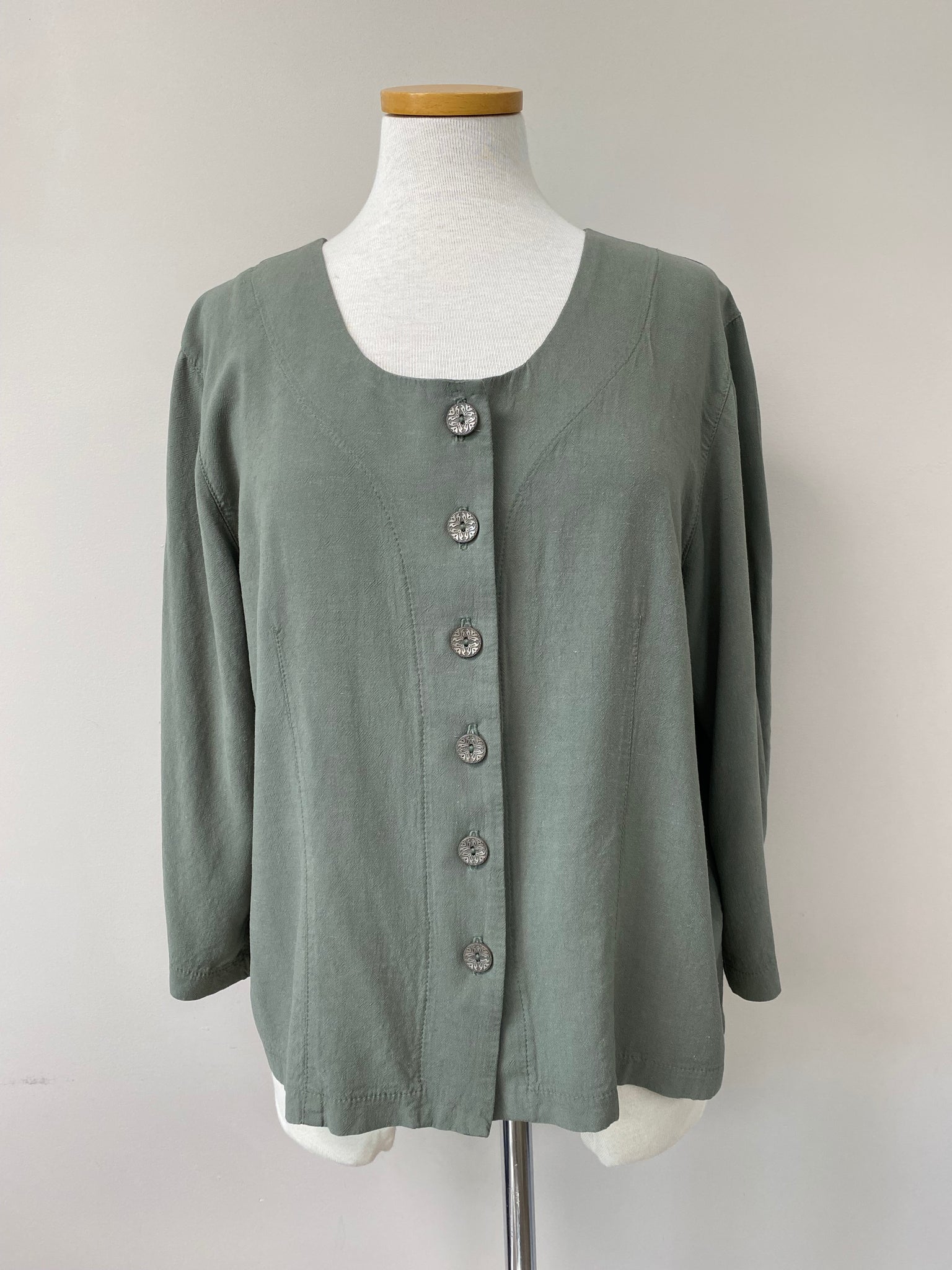 Kari {BLOUSE} viscose/linen