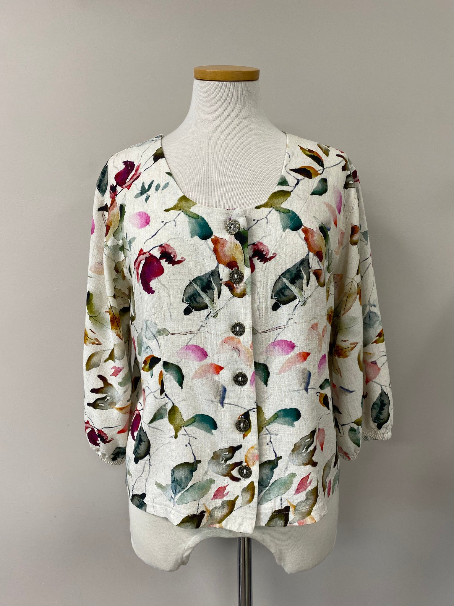 Kari {BLOUSE} viscose linen