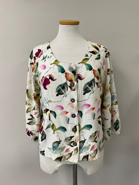 Kari {BLOUSE} viscose linen