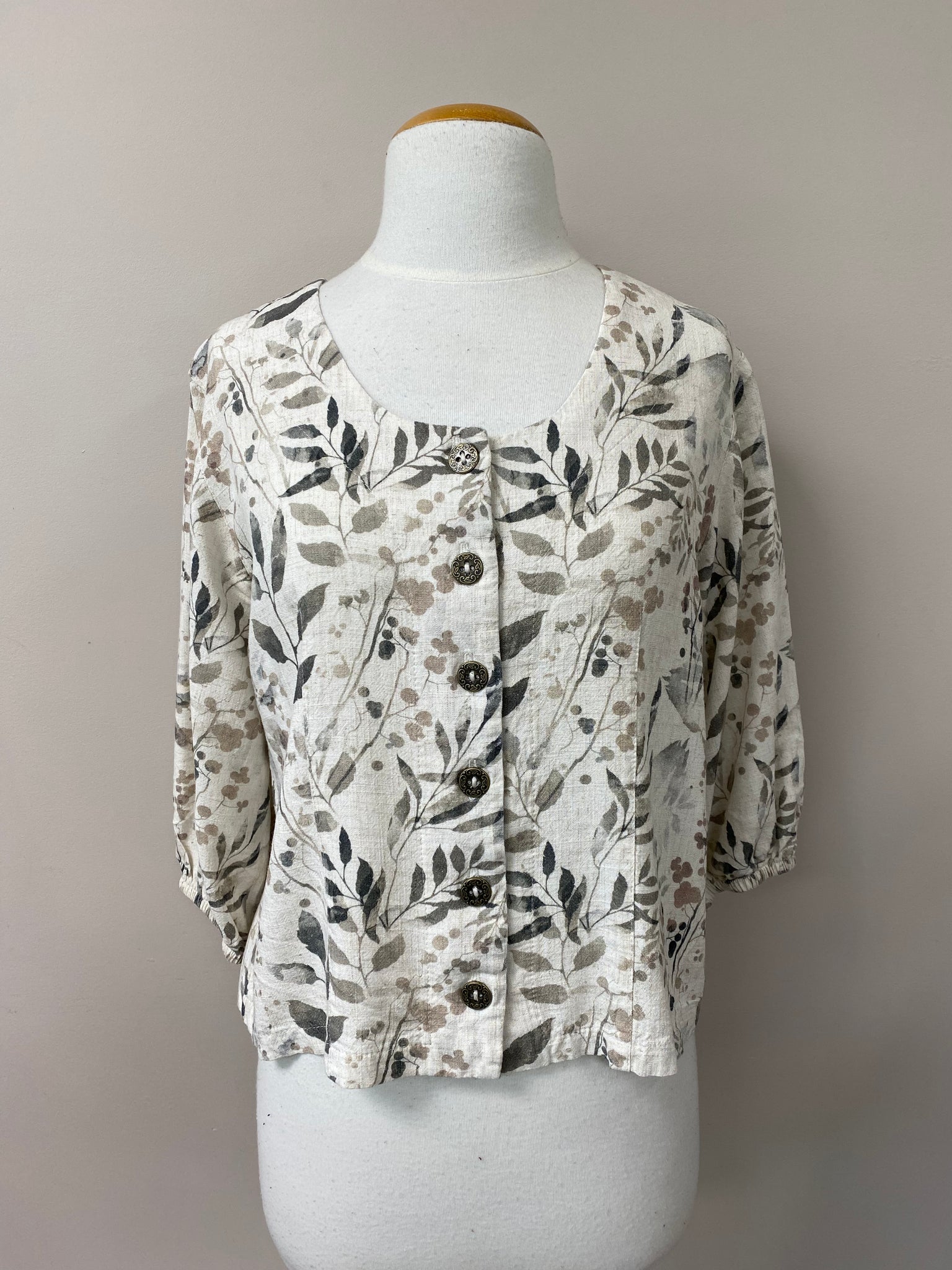 Kari {BLOUSE} viscose linen