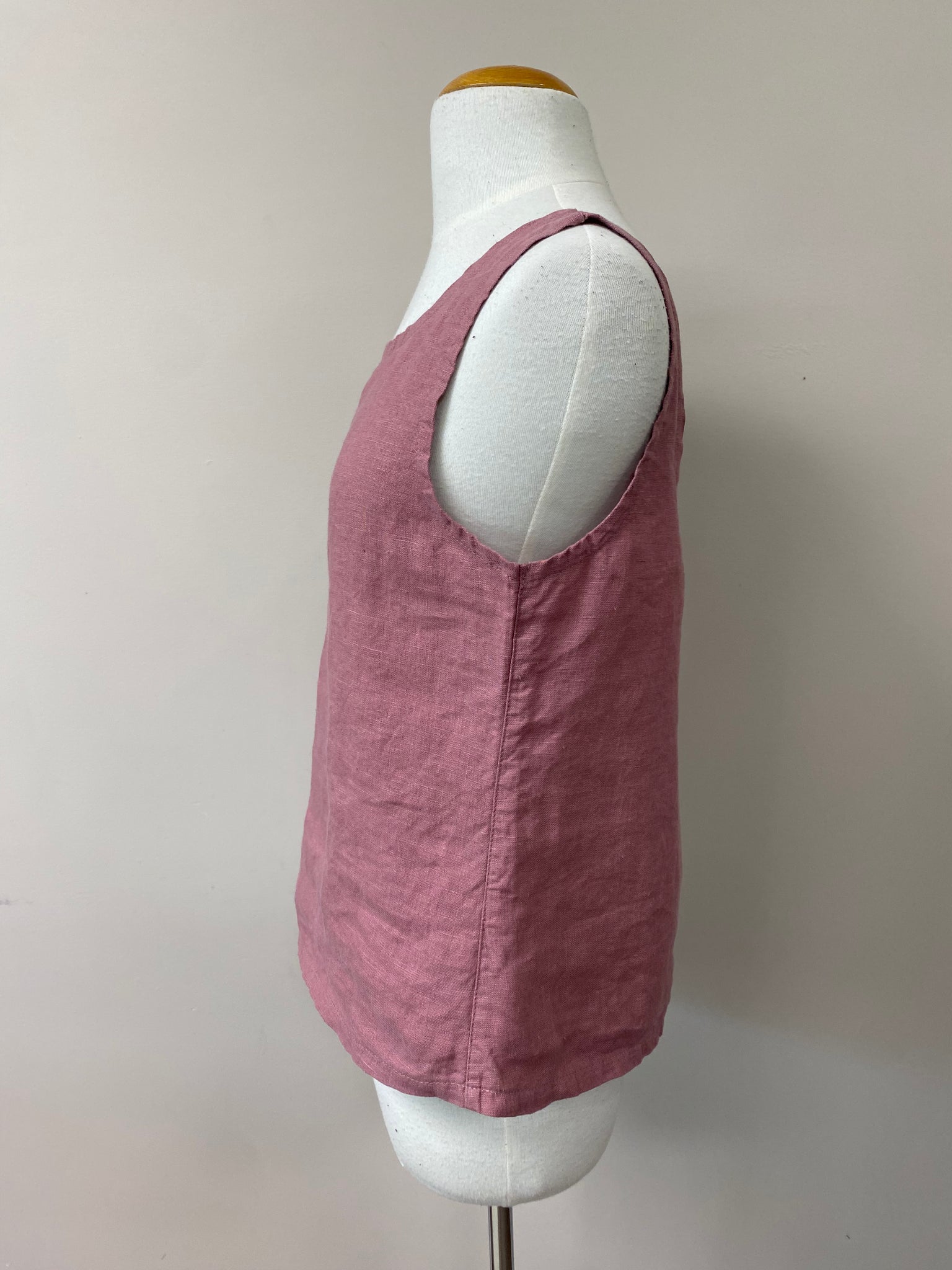 Christene {CROP TANK} Linen