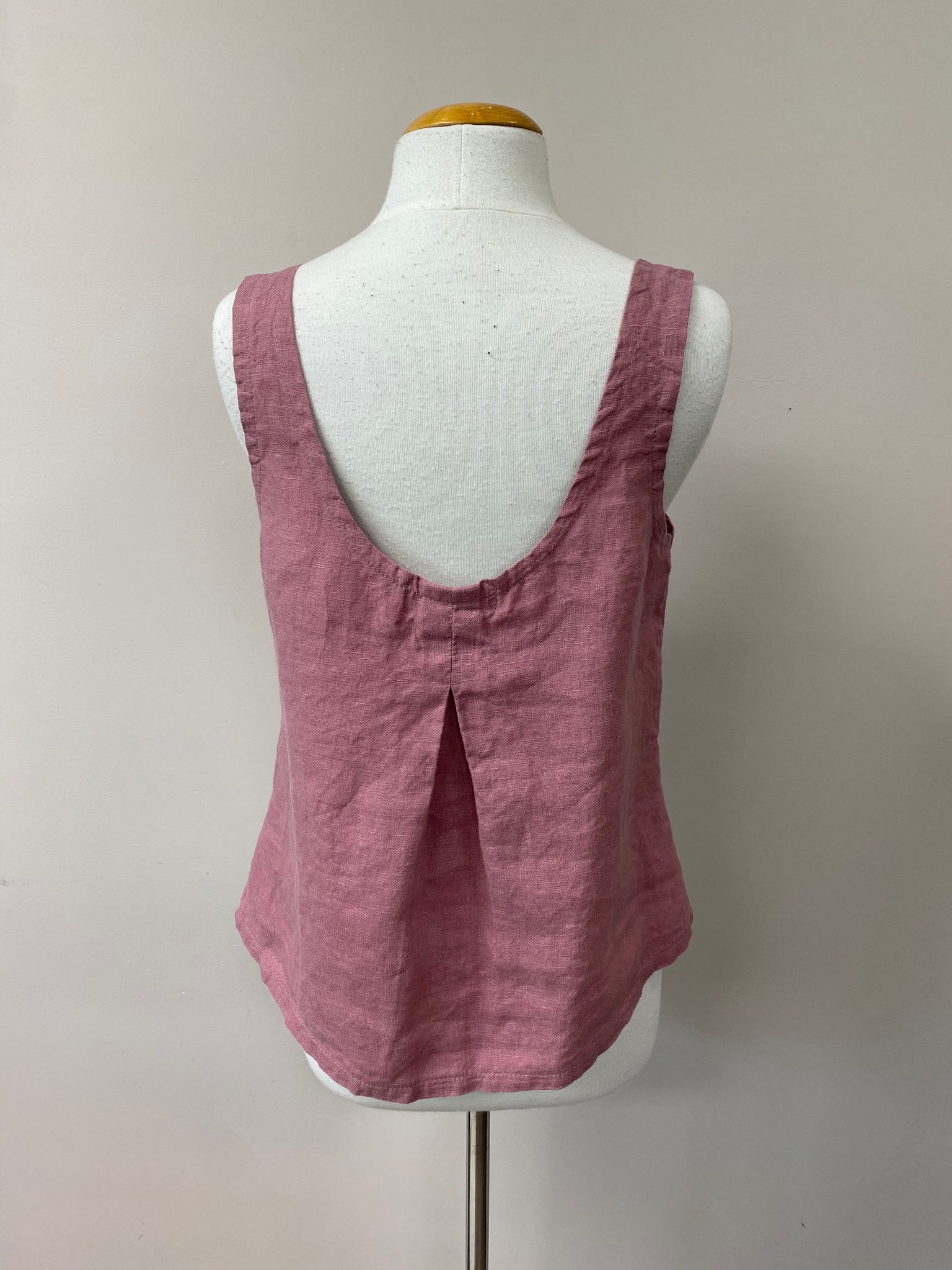 Christene {CROP TANK} Linen
