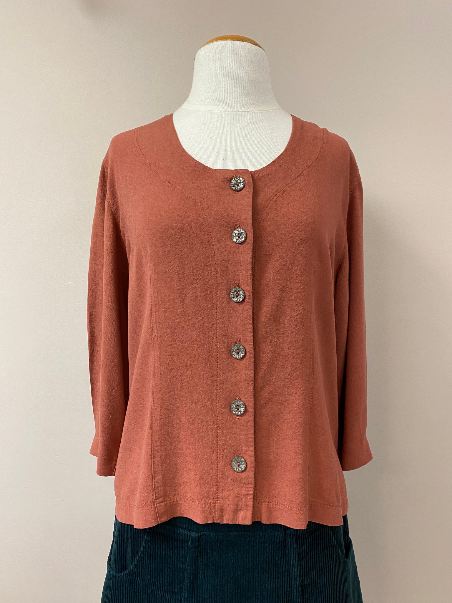 Kari {BLOUSE} viscose/linen