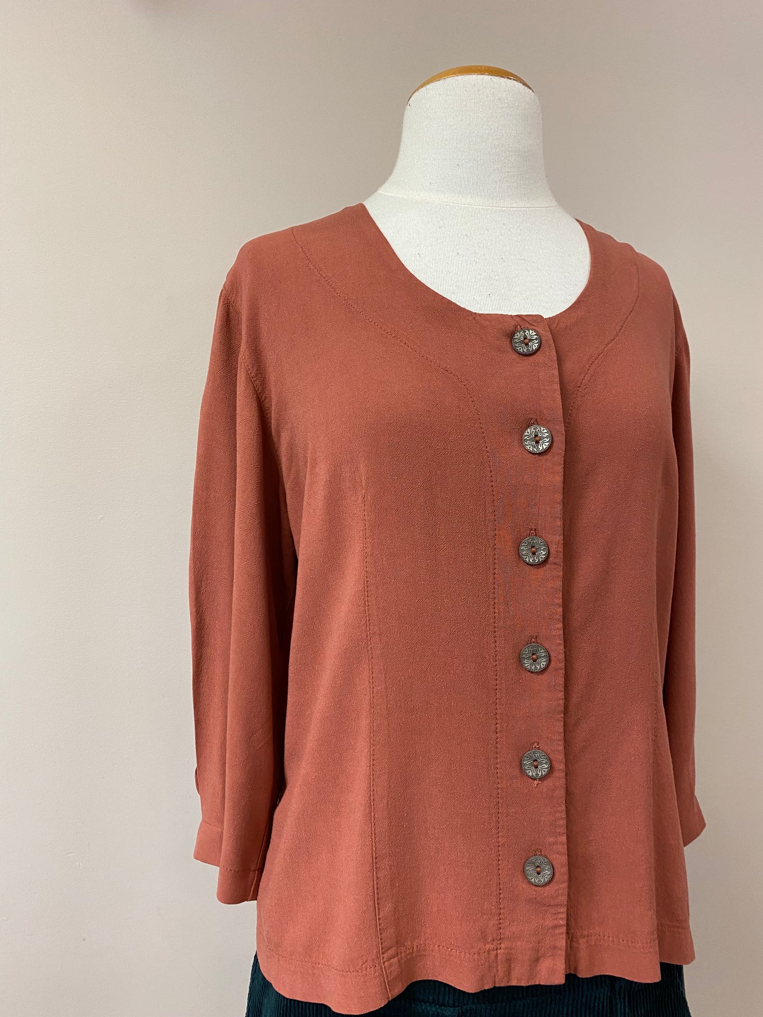 Kari {BLOUSE} viscose/linen