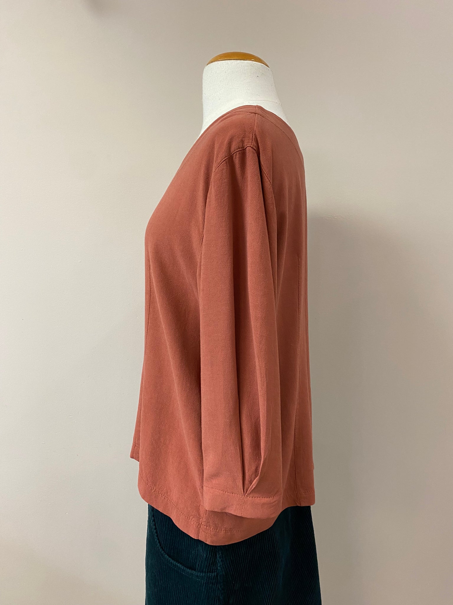 Kari {BLOUSE} viscose/linen