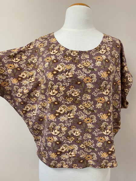 Stephanie Top {FALL FLORAL}