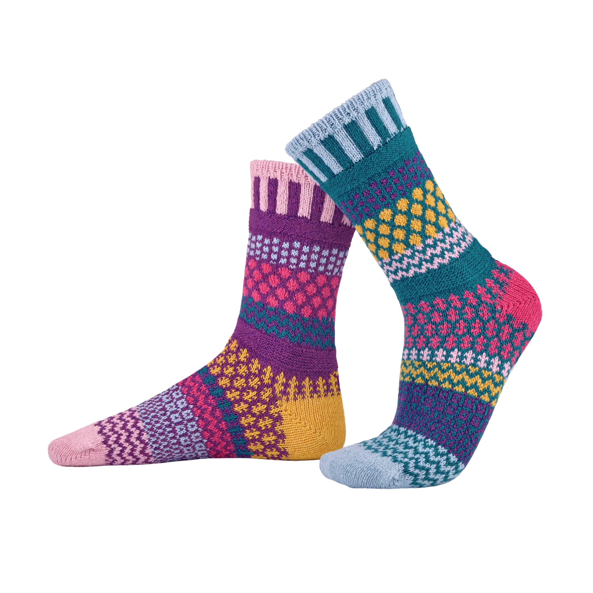 Solmate Socks {CREW} Polkadot