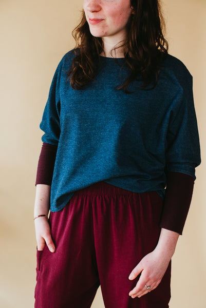 Angie {SWEATER} denim knit