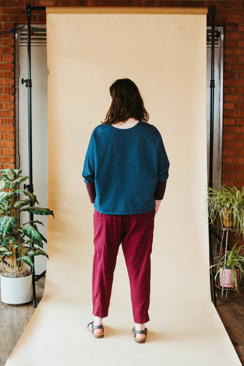 Angie {SWEATER} denim knit