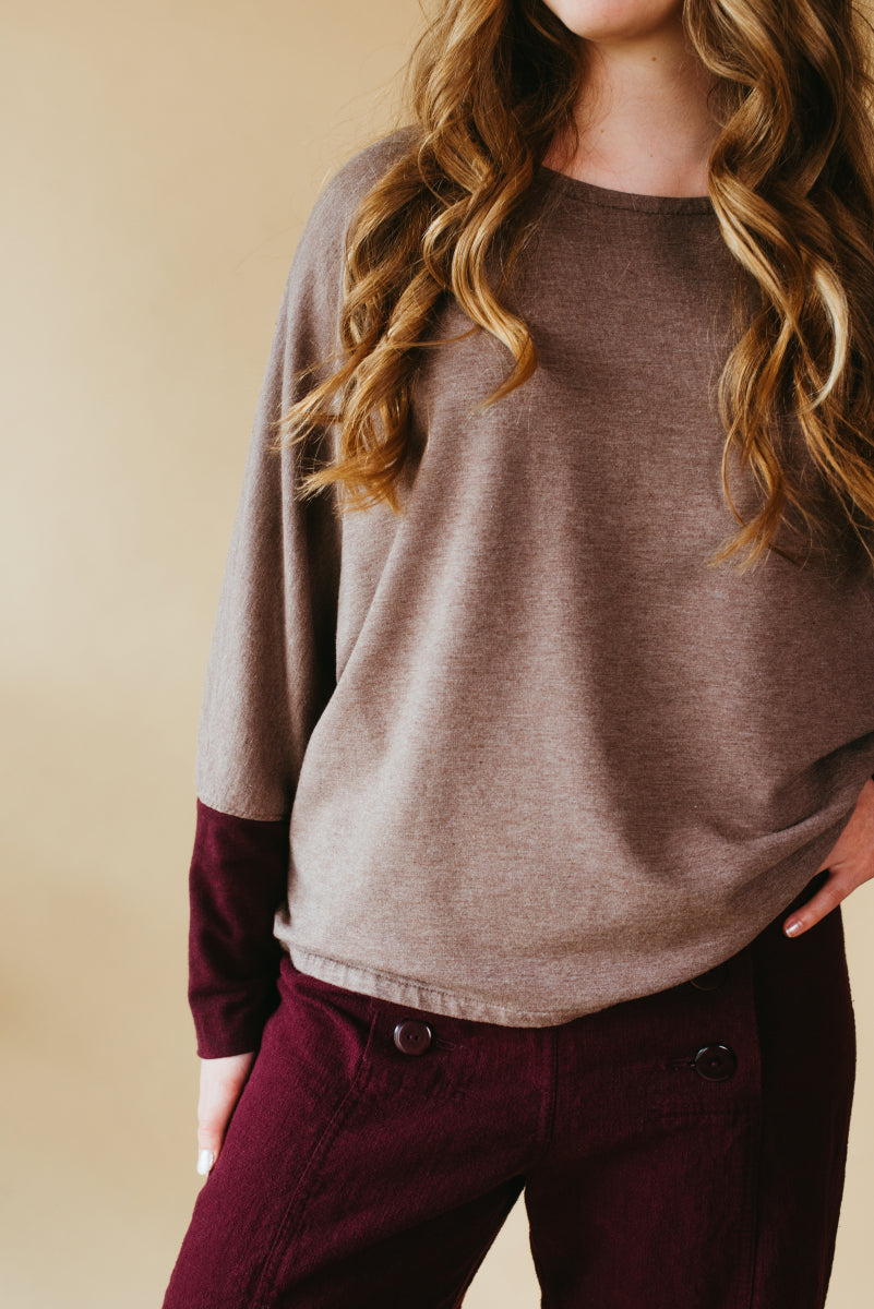 Angie {SWEATER} bamboo/cotton knit