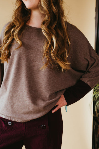 Angie {SWEATER} bamboo/cotton knit