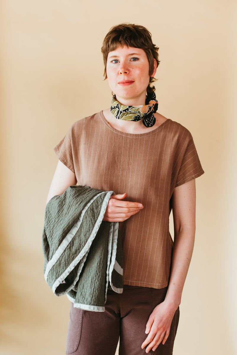 Maria Top {PINSTRIPE}