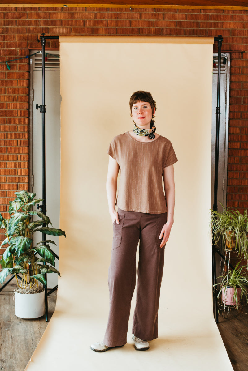 Maria Top {PINSTRIPE}