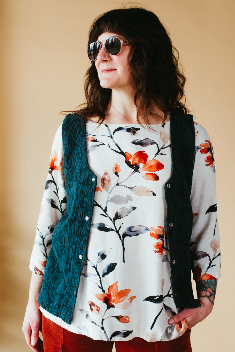 Christene {TOP} floral