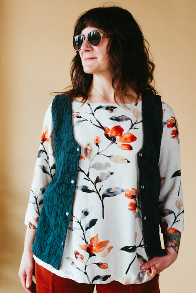 Christene {TOP} floral