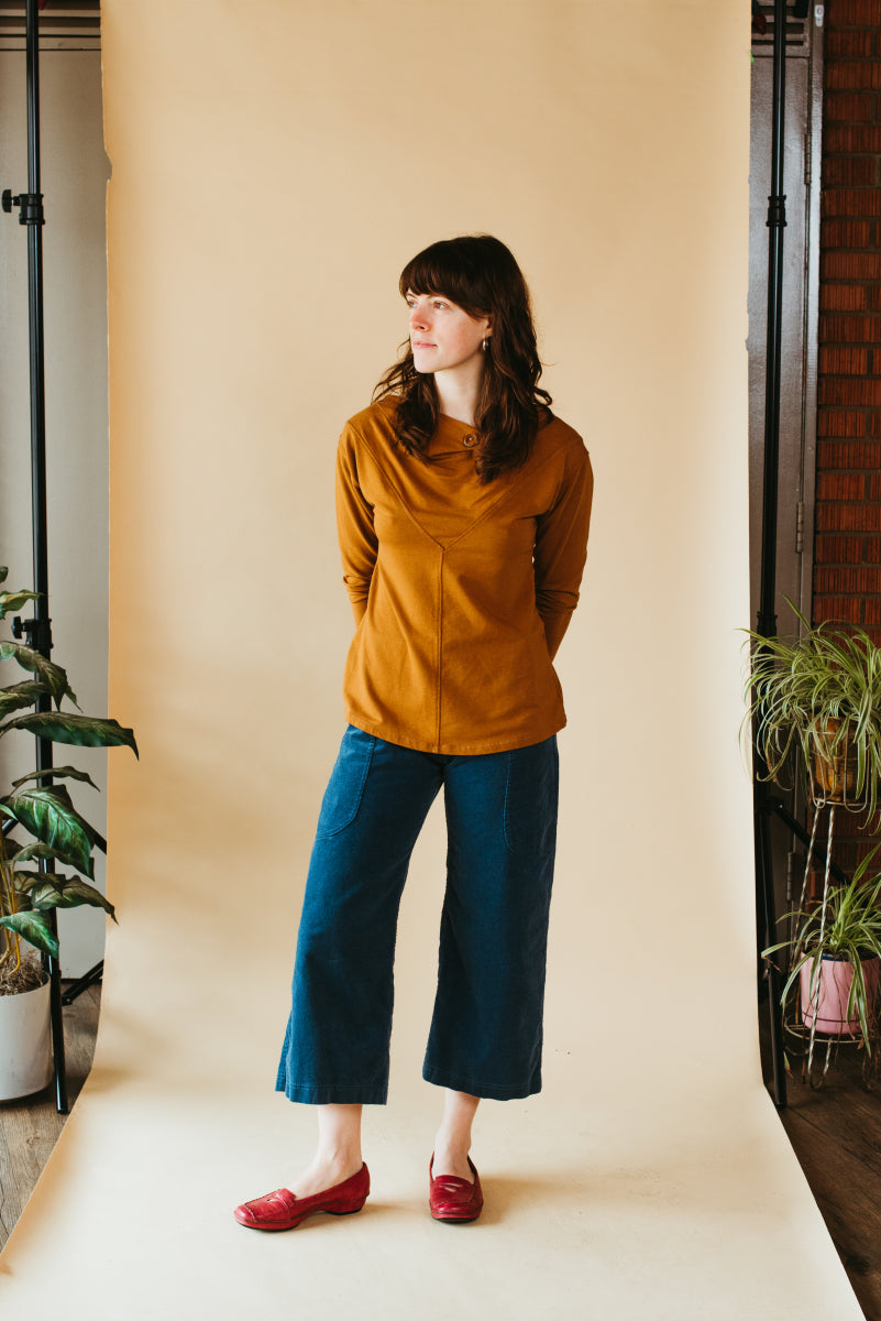 Jane Top {LONG SLEEVE} bamboo terry