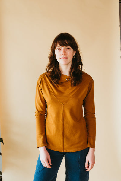 Jane Top {LONG SLEEVE} bamboo terry