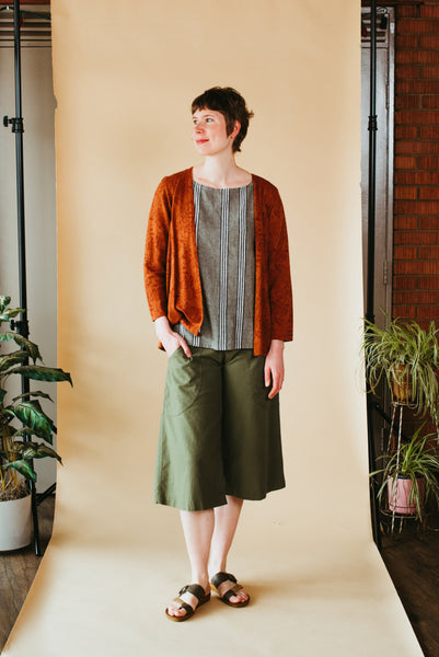 Christene Tank {STRIPE} Linen/Cotton
