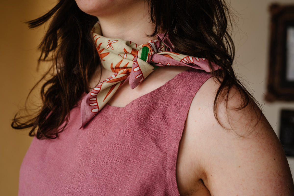 Christene {CROP TANK} Linen