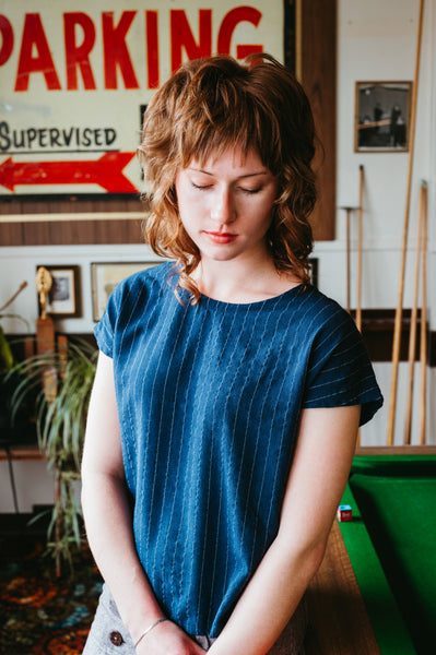 Maria Top {PINSTRIPE}