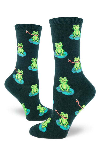 Modsocks {FUNNY FROG} men + women's crew