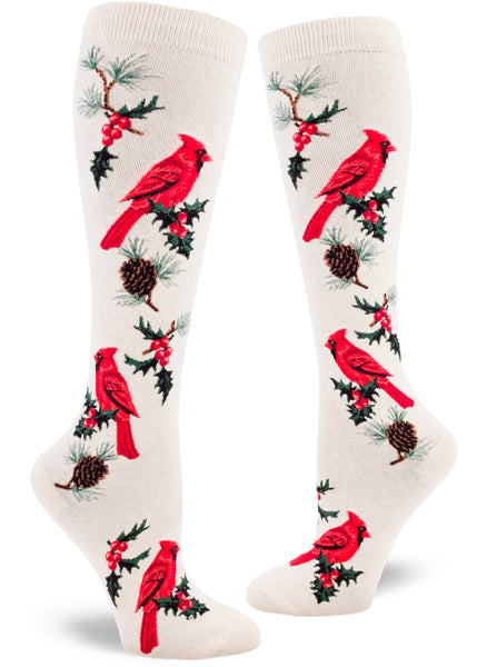 Modsocks {CARDINAL} women's crew + knee high